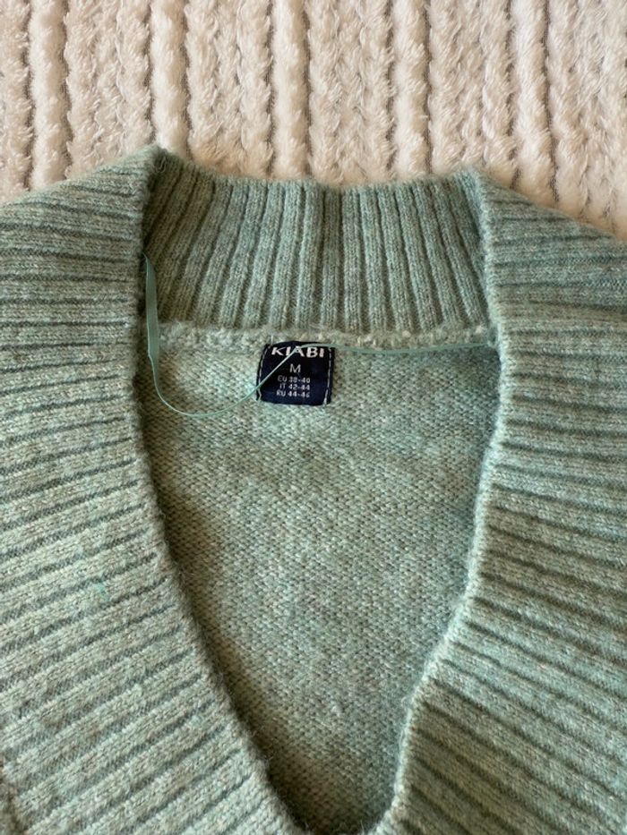 Pull vert menthe / Taille M - photo numéro 4