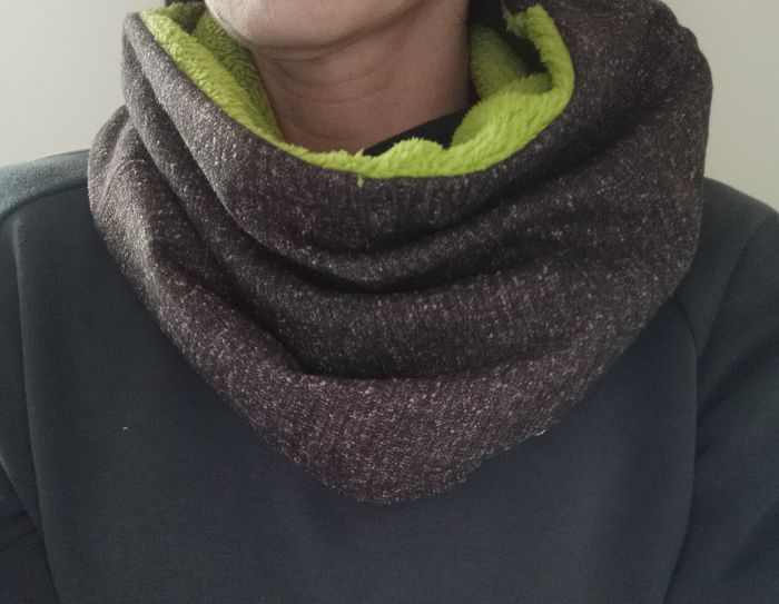 Snood Tour de cou marron