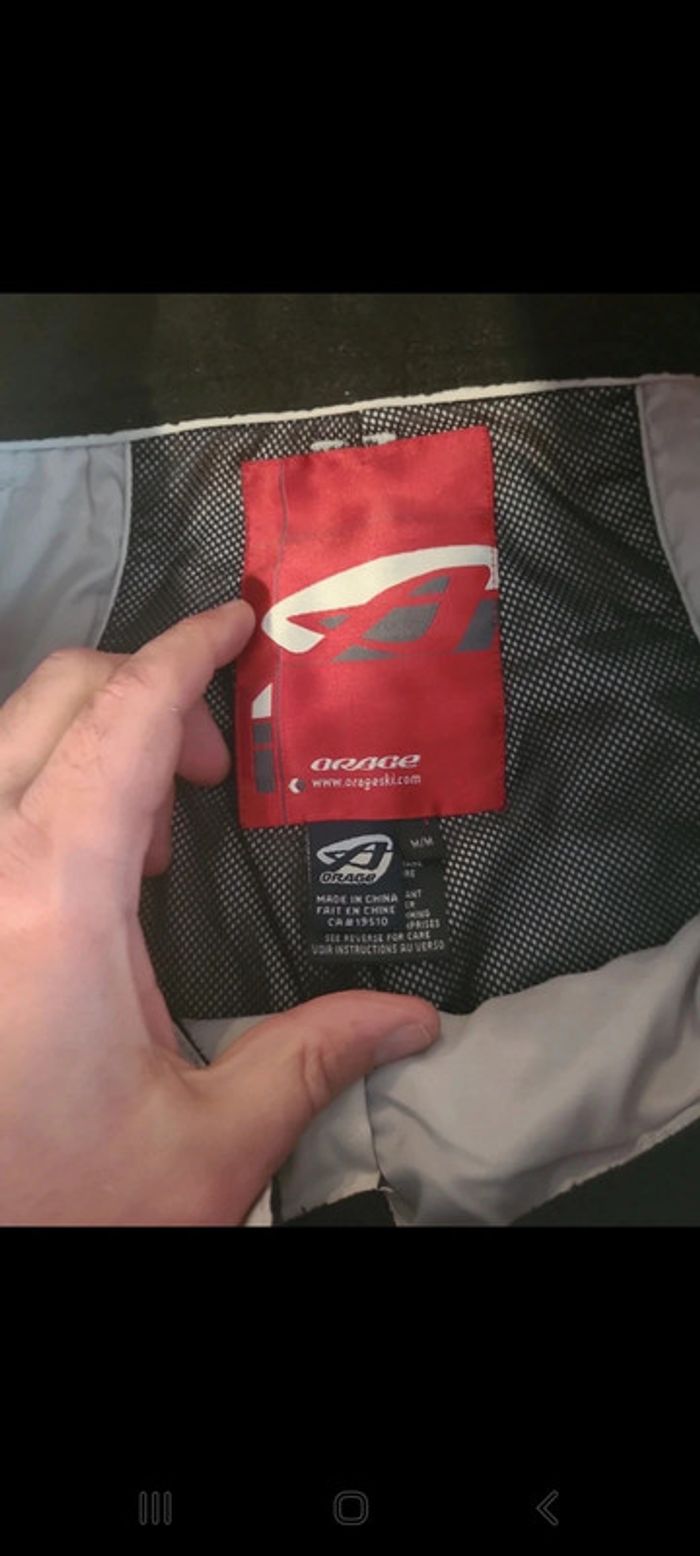 Pantalon de Ski Orage / Taille M / Gris / Bon état - photo numéro 6