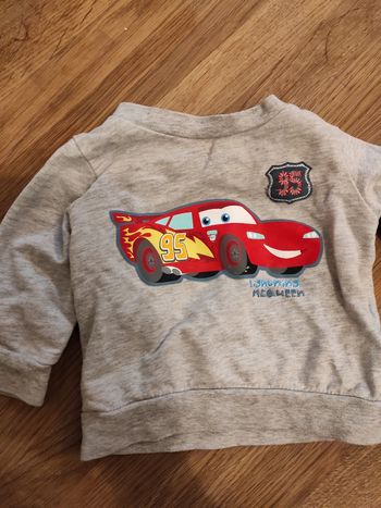 Pull cars taille 6 mois