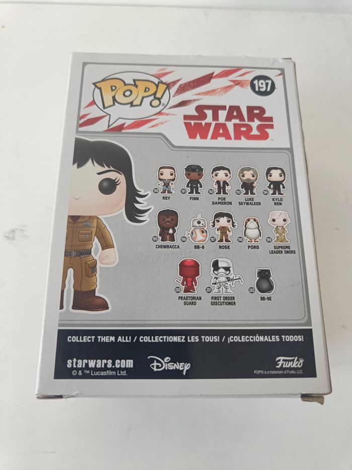 Funko POP Star Wars Last Jedi Rose #197 - photo numéro 3