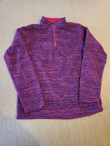 Pull polaire Decathlon violet