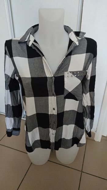 Chemise à carreaux zara taille M