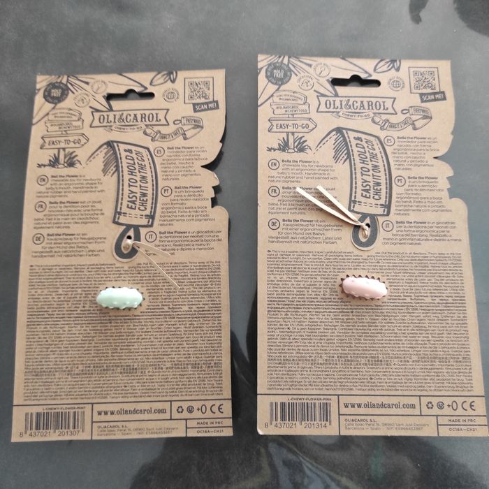 Lot de 2 jouet de dentition oli and caroll - photo numéro 2