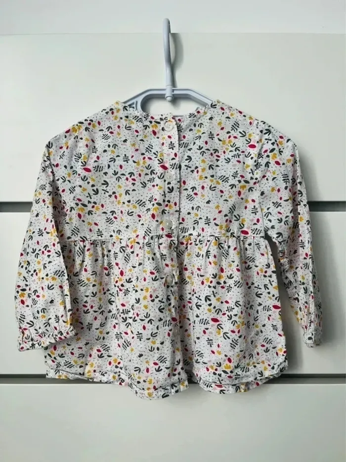 Blouse liberty manches longues 12 Mois Vertbaudet - photo numéro 2