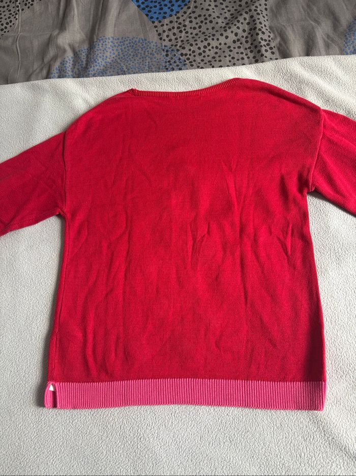 Pull Dpam rouge/noir - photo numéro 4