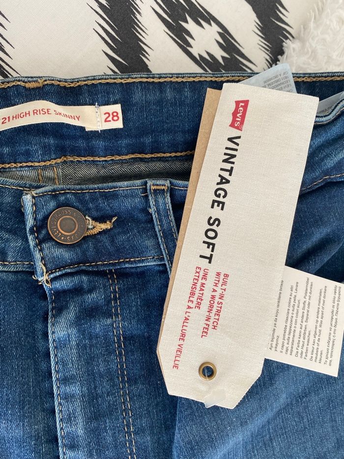 Pantalon jeans bleu foncé - photo numéro 5
