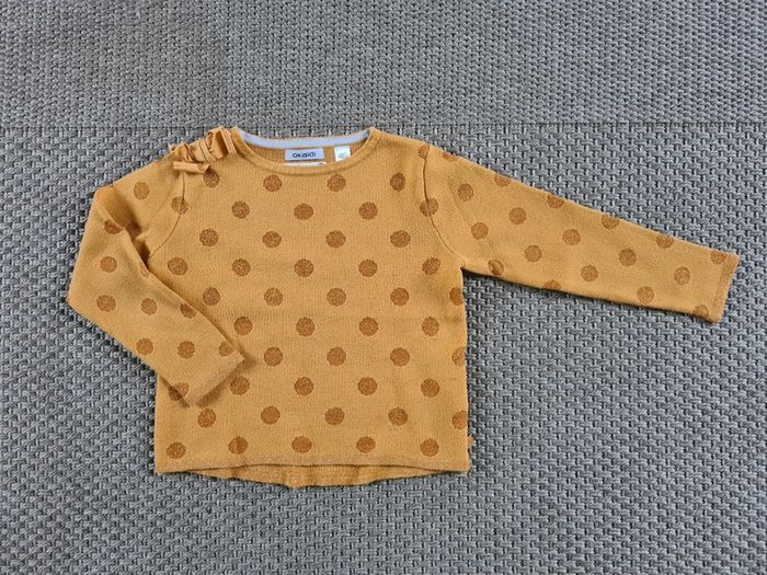 Lot de 3 jeggings et 1 pull fille - 4 ans - photo numéro 2