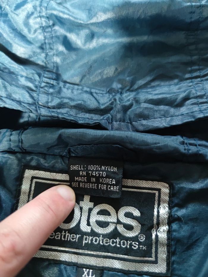 Veste Coupe Vent à Capuche Totes Bleu Marine Taille XL Homme - photo numéro 4