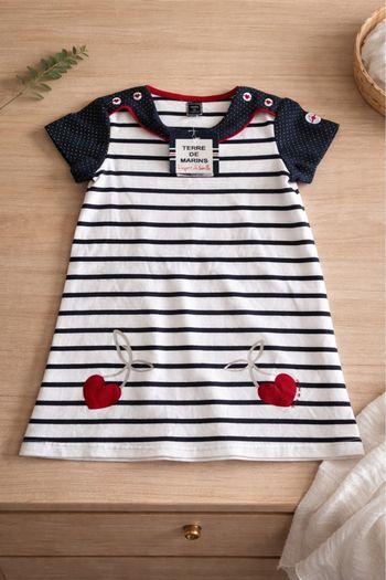 Robe Terre de Marins – Neuve avec étiquette – 23 mois (86 cm)