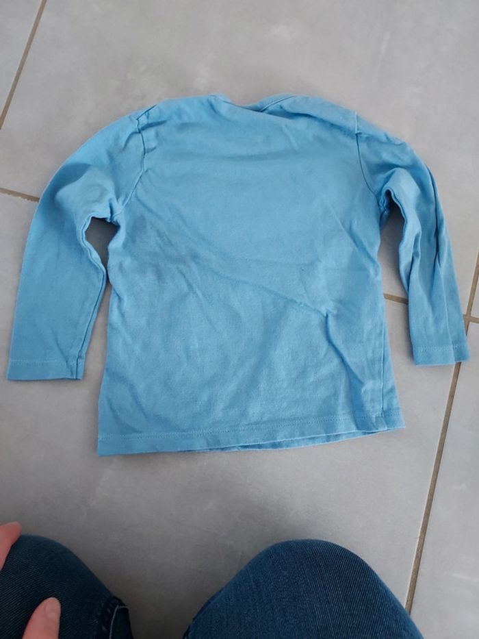 Lot 2 tee-shirts manches longues Disney - photo numéro 8