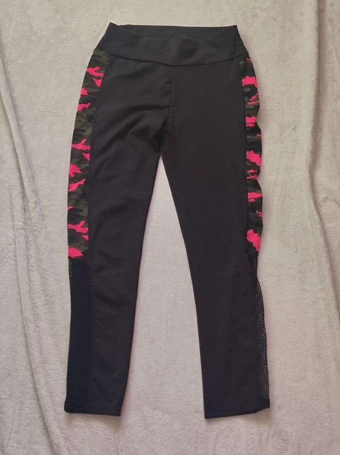 Legging noire imprimée militaire coloré taille L/XL - photo numéro 2