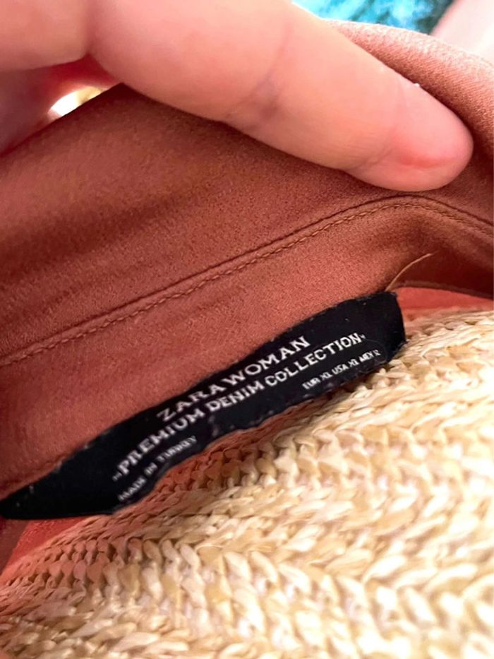 Robe Rose satinée plissée à Manches Longues - Zara - Taille XL - photo numéro 14