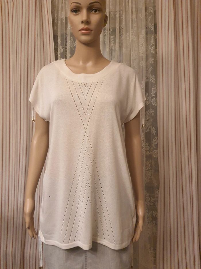 Blouse crème Tagore Elene neuf taille L 40 - photo numéro 5