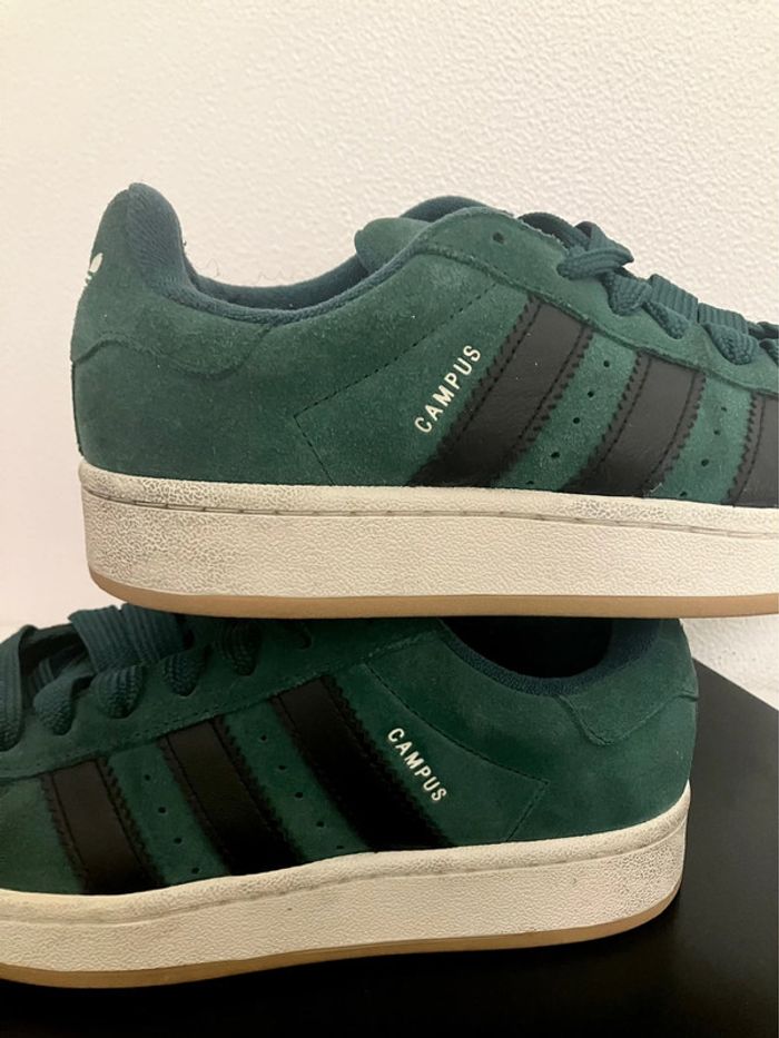 Adidas Originals Campus 00s Dark Green / Black - photo numéro 2