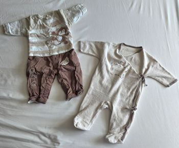 Lot 3 mois Vertbaudet & Kimabloo Bébé Mixte