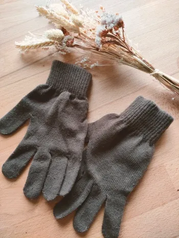 Gants marron