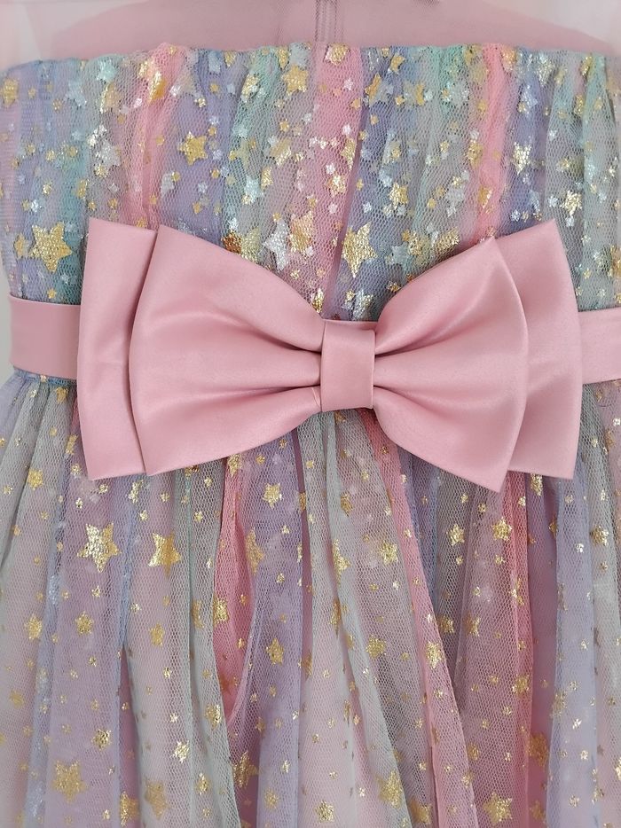 ROBE Rose Tenue de Fêtes Noël Soirée 4 ans 👗 - photo numéro 2
