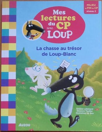 "Chasse au trésor de Loup'Blanc" livre CP