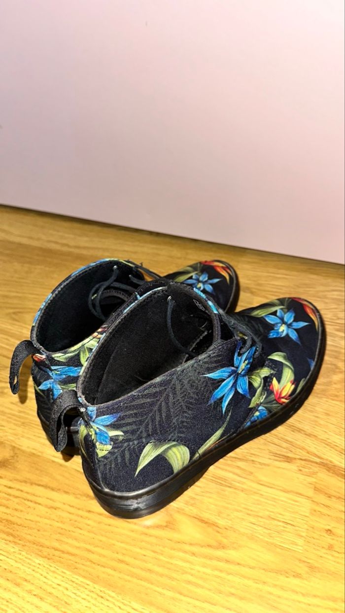Dr Martens Fleuri - tissu - Édition Limitée taille 37 - photo numéro 5