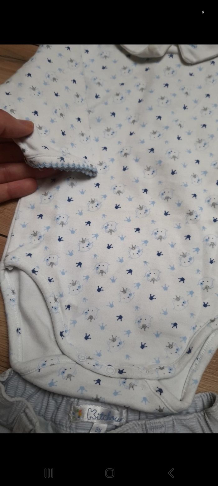 Lots de 4 ensembles bébé garçon 3 mois en très bon état #ensembles_bébé #lots_ensembles #lots_garçon - photo numéro 4