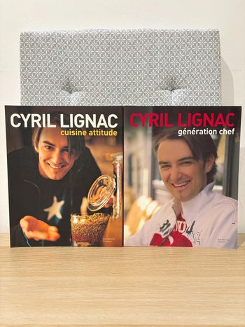 Pack de 2 Livres de Cuisine "Génération Chef & Cuisine Attitude" de Cyril Lignac