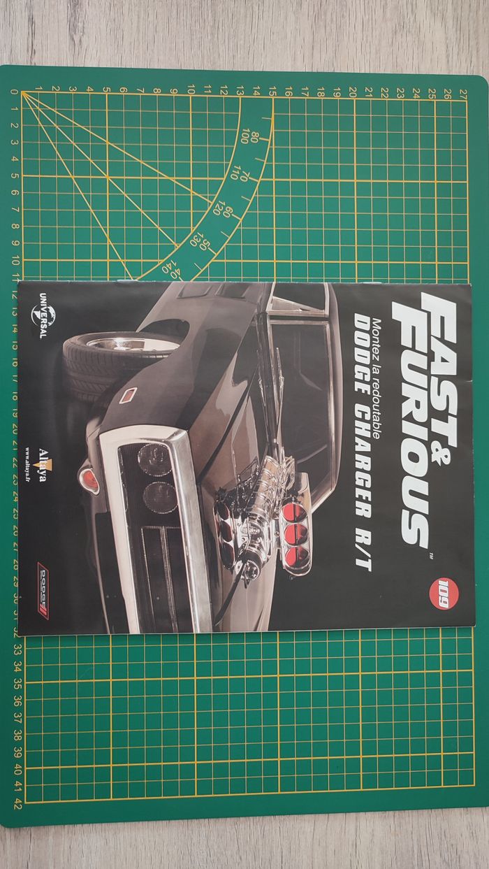 Fascicule seul sans pièce numéro 109 n°109 Dodge Charger R/T Fast & Furious 1/8 1/8e 1/8ème Altaya #