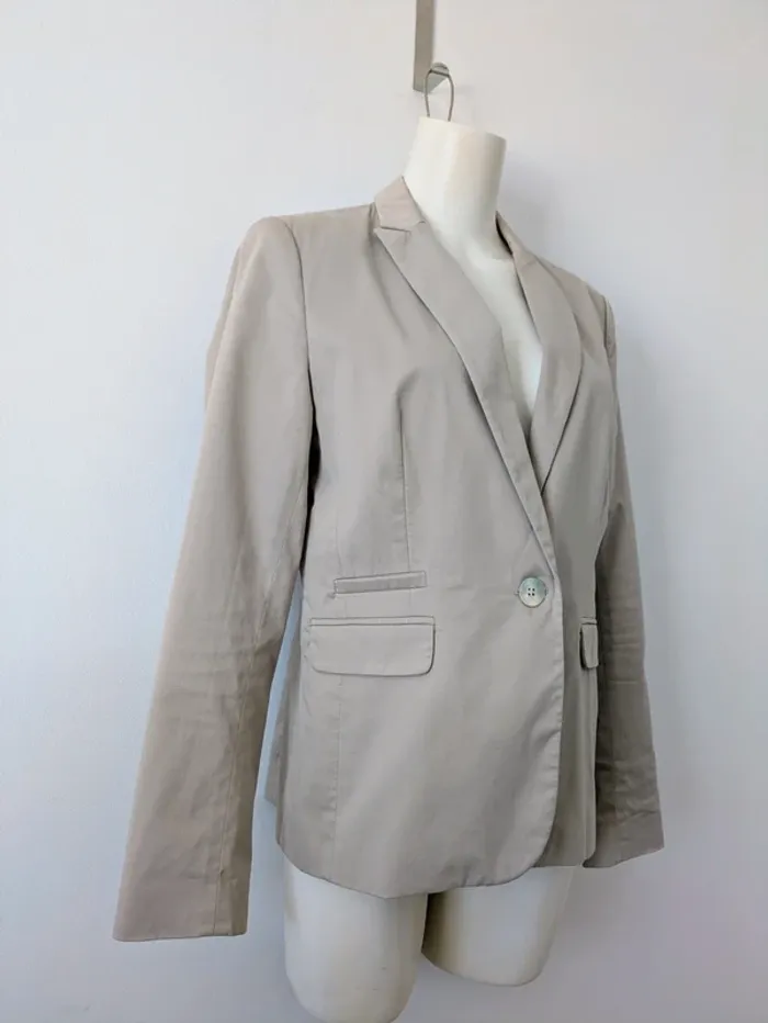 Veste d'été blazer en coton - 123 - taille 40 - photo numéro 2