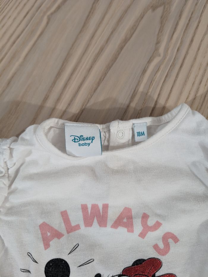 T-shirt Disney Minnie Mickey - photo numéro 3