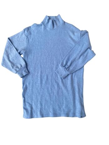 Robe pull bleu ciel Bershka