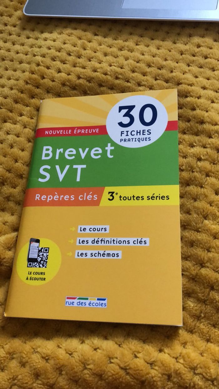 Fiches brevet 3 eme svt