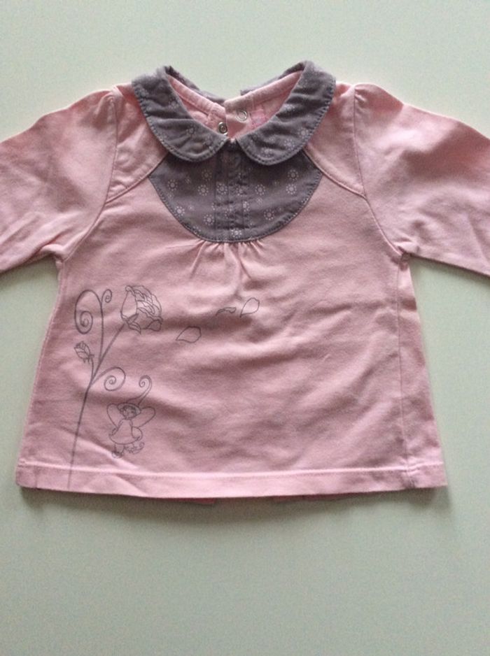 T-shirt col Claudine - photo numéro 2