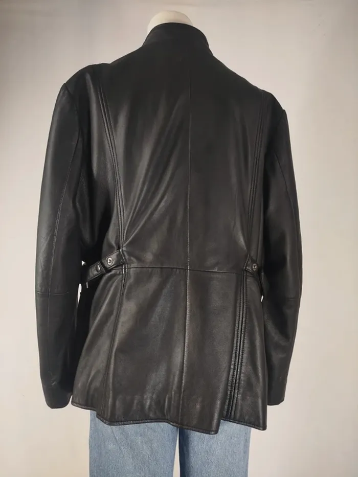 Veste en Cuir femme L > XXL parfait état - Cuir véritable très bonne qualité A269 - photo numéro 10