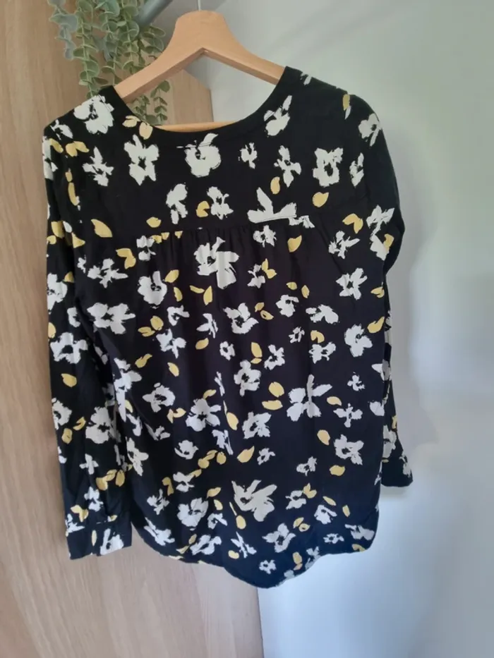 Blouse ICHI fleurs - photo numéro 2