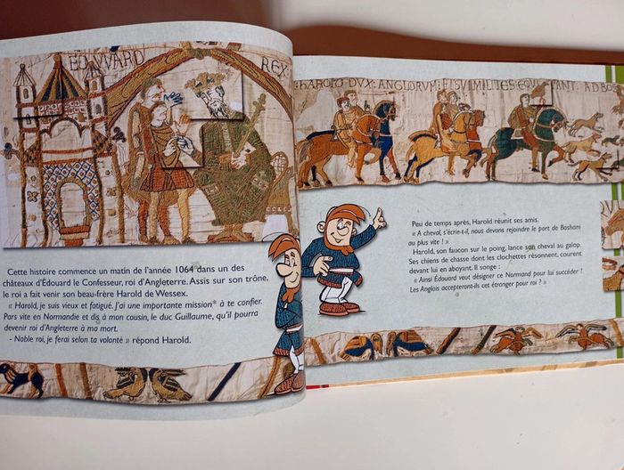 L'histoire d'une conquête: La tapisserie de Bayeux racontée aux enfants - photo numéro 4