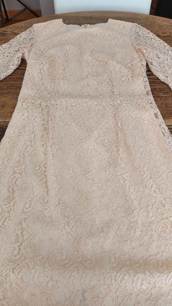 Robe chic rose pâle Just in Case taille 36 - photo numéro 12