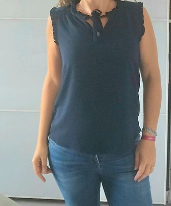 Blouse  bleu marine naf naf taille XS