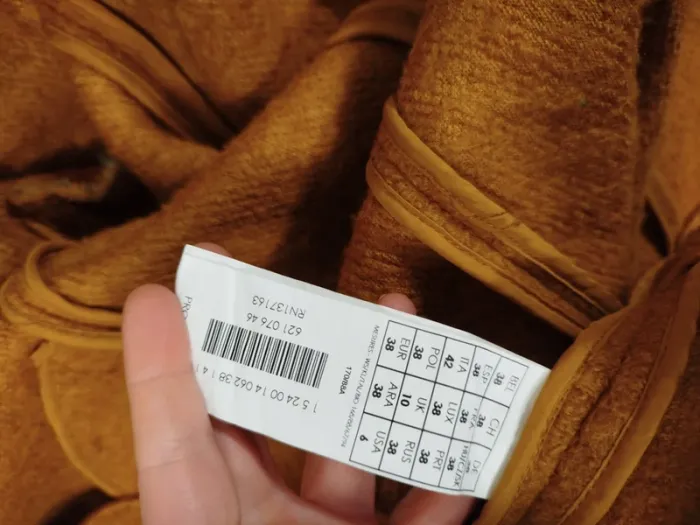 Manteau oversize moutarde - Laine mélangé Promod A264 - photo numéro 8