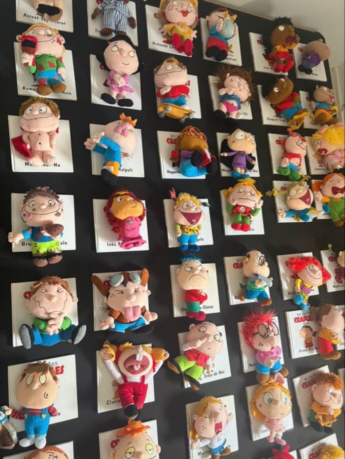 Lot livre + peluche les petites crapules