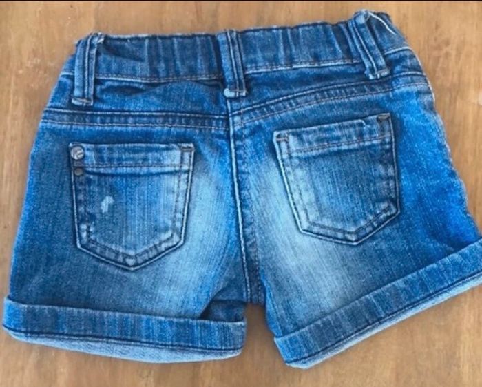 Short en jean bleu - photo numéro 5