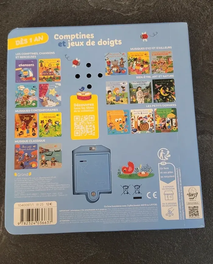 Livre comptines - photo numéro 2