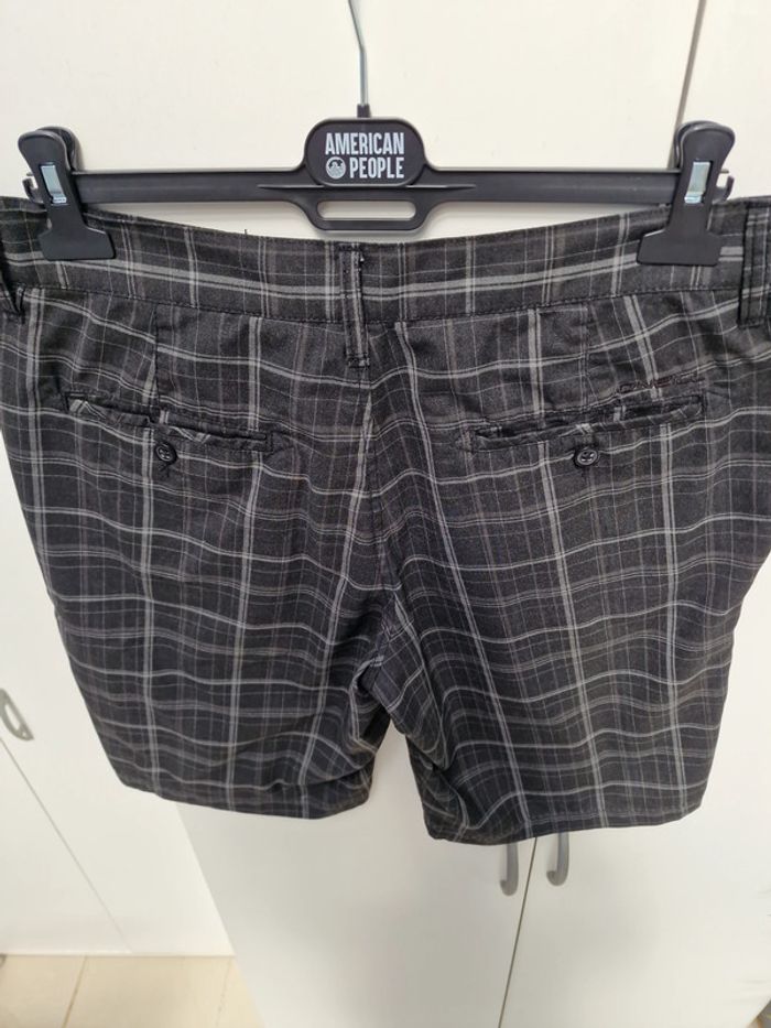 Short Cargo Noir Carreaux Gris O'Neill - photo numéro 5
