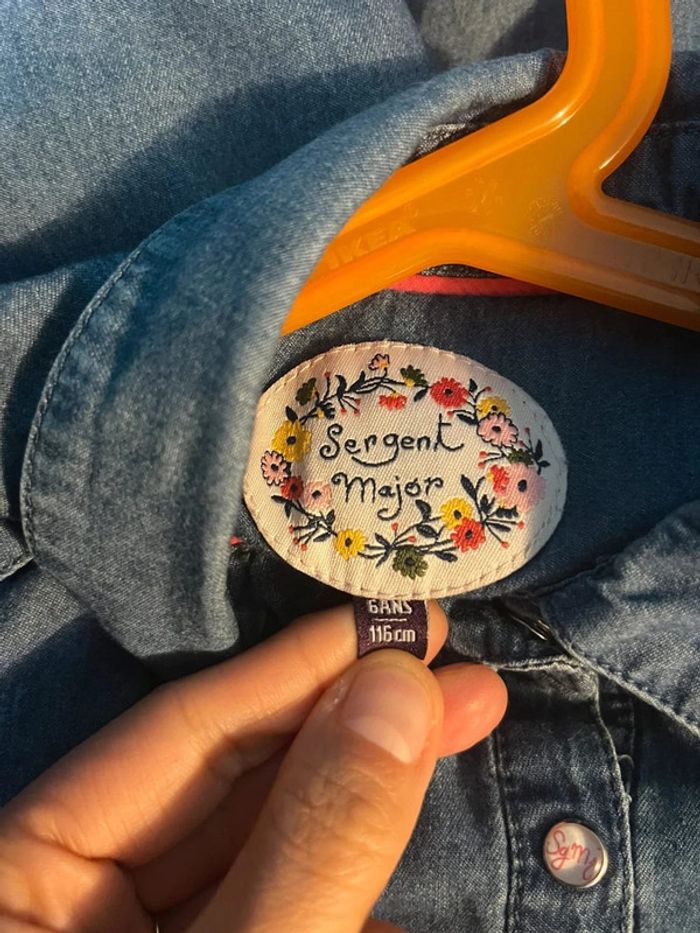 Belle robe manches longues 6 ans sergent major - photo numéro 3