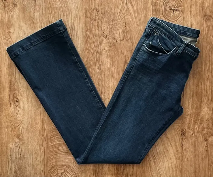 Jean/pantalon bleu évasé/flare/bootcut Emporio Armani, femme, taille W 29 (38 taille française) - photo numéro 5