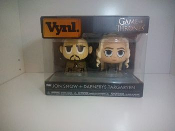 Vynil Game of Throne Jon Snow et Daenerys