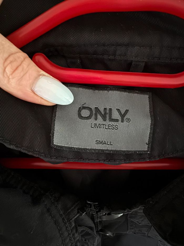 Veste only noir à grand col - photo numéro 3