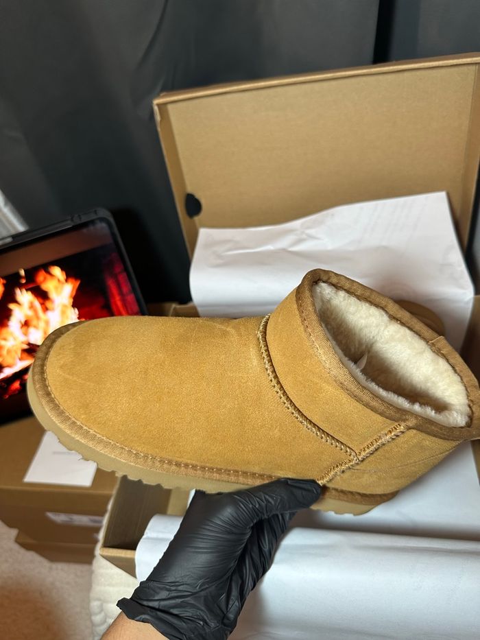 UGG plateforme Mini - couleur CAMELE / TERRACOTA - photo numéro 3
