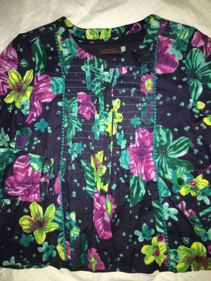 Blouse très colorée catimini 10 ans - photo numéro 2