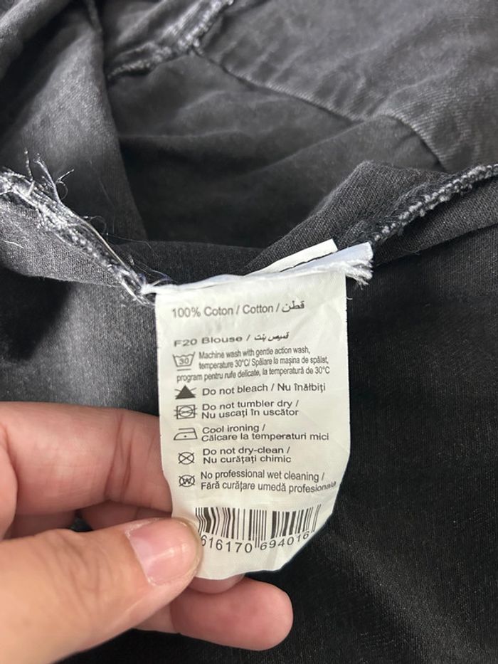 Très jolie veste légère femme jean anthracite - photo numéro 6