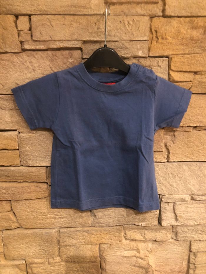 T-shirt bleu 6 mois